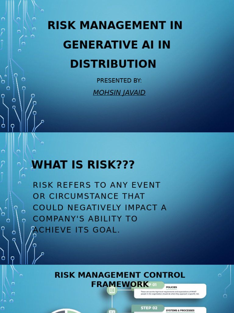 Risk Management in GEN AI - Mohsin Javaid | PDF | Artificial ...