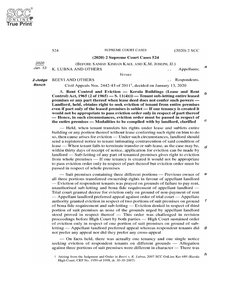 Modak Judgment Analysis: SCC 2008 | PDF | Supreme Court Of The United ...