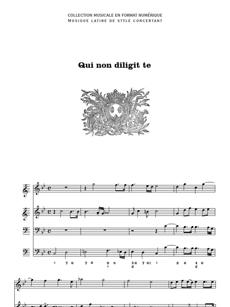 Collection musicale numérique latine | PDF