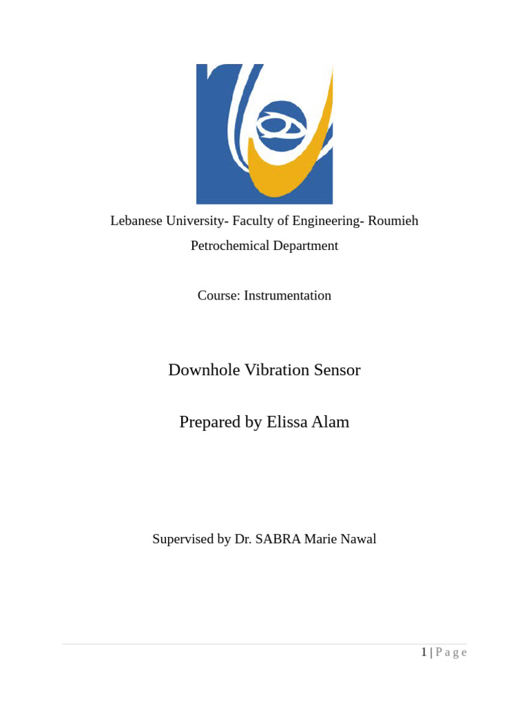 Downhole Vibration Sensor Overview | PDF | Magnetometer | Accelerometer