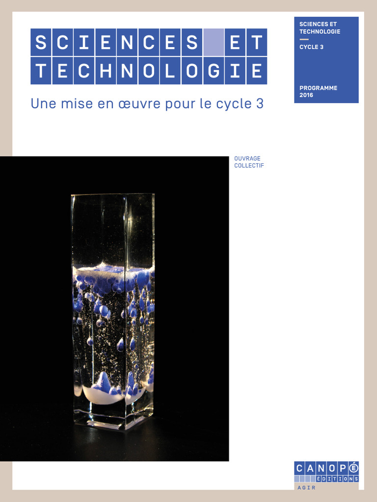 Mise en œuvre des sciences Cycle 3 | PDF | Science | Soleil