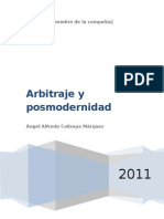 Arbitraje y Posmodernidad