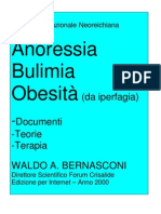 Psicologia - Anoressia Bulimia Obesità