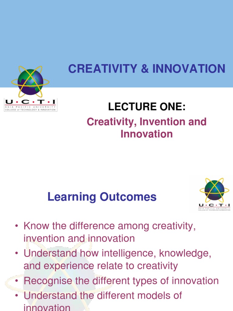 Understanding Creativity and Innovation | PDF | Innovation | Creativity