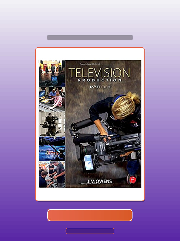 Television Production 16th Owens PDF Download | PDF | Multiple Choice ...