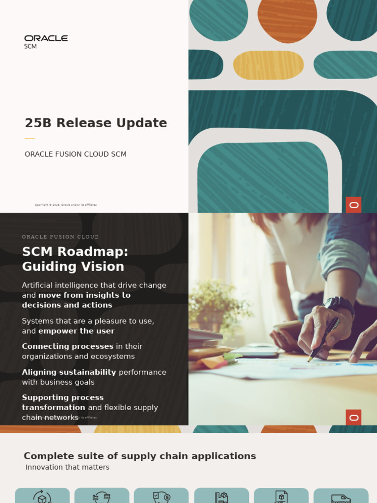 Oracle Fusion SCM 25B Release Update | PDF | Supply Chain Management ...
