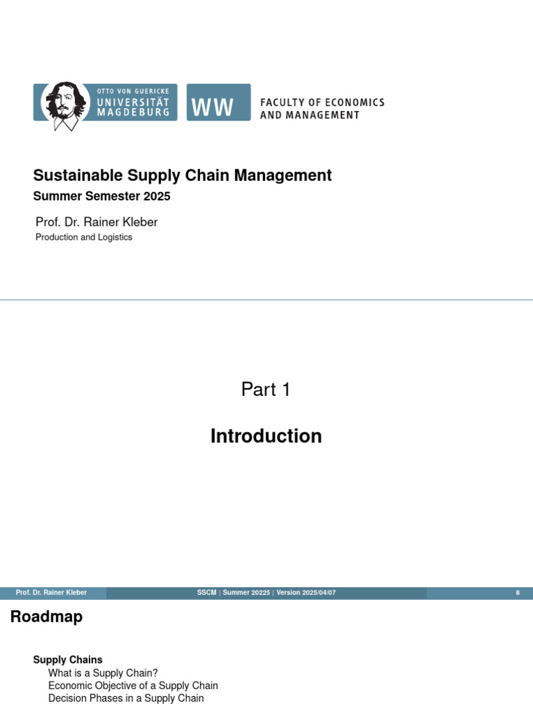 Sustainable Supply Chain Management Guide | PDF | Supply Chain ...