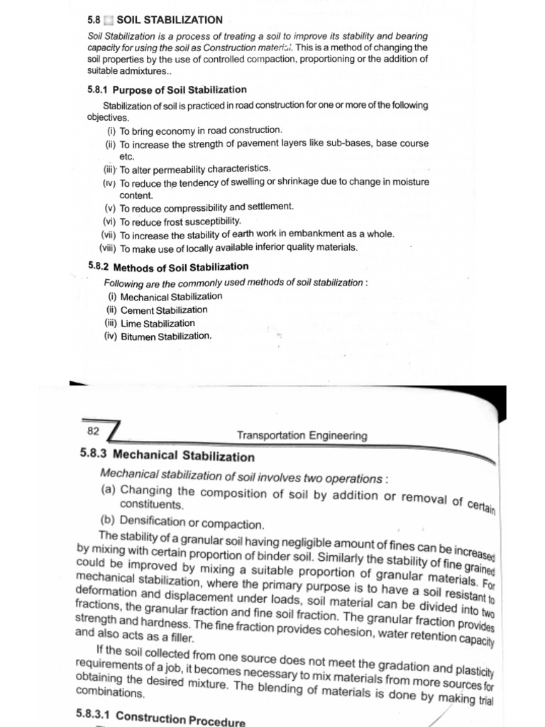 Soil Stabilization | PDF