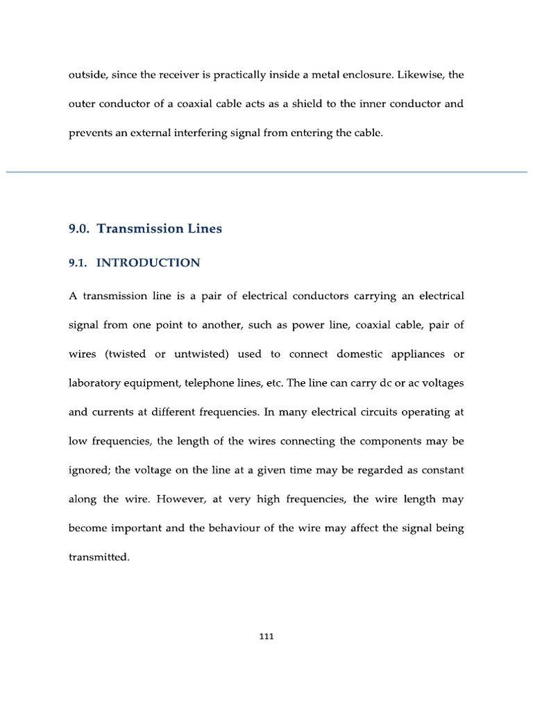 EE324 - Transmission - Lines - 24 - 25 | PDF