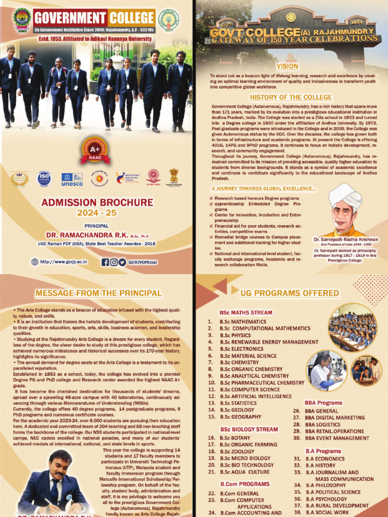 College Admission Brochure - 2024-25 | PDF