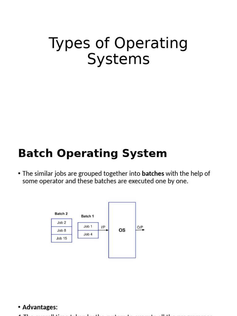 Types of Operating Systems | PDF | Operating System | Information ...