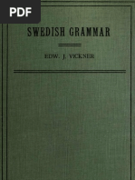 A Brief Swedish Grammar