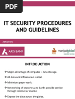 It Security Procedures and Guidelines: Adrija Sen