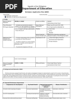 Sample Workplace Application Plan Template | PDF | Learning | Capacity ...