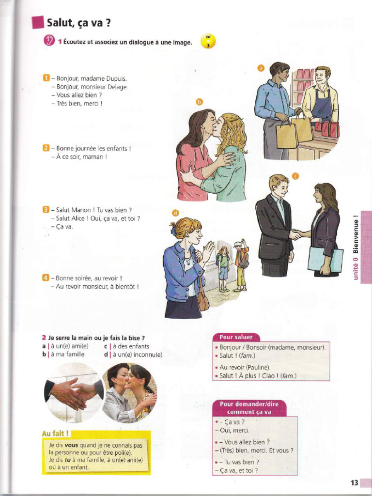 Dialogues quotidiens en français | PDF