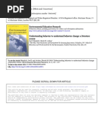 Understanding Behavior to Understand Behavior Change