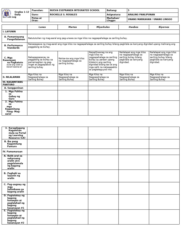 ASP 5 q1 Wk1 Revised | PDF