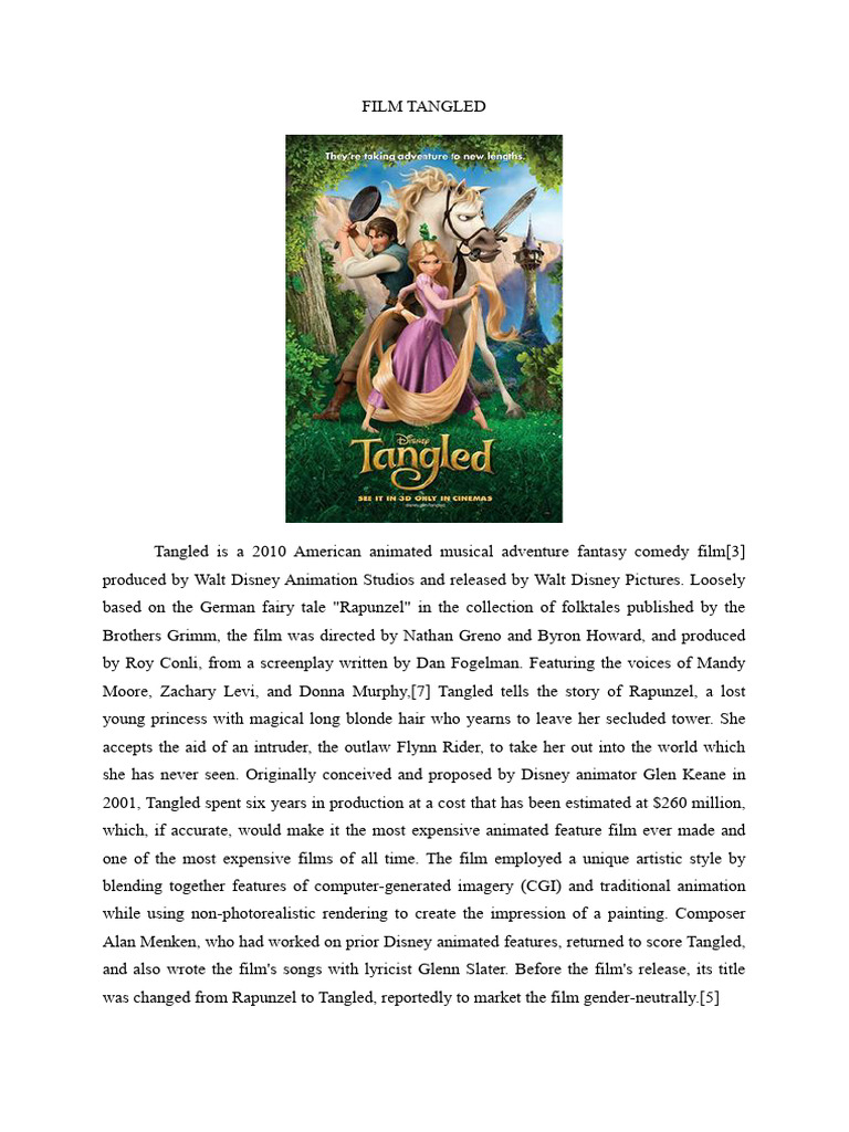 Disney's Tangled: A Modern Fairy Tale | PDF