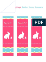 Easter Bunny Bookmark