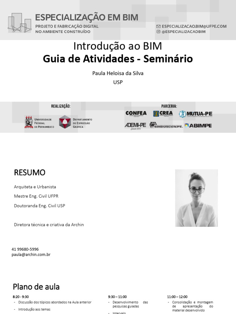 Introdução ao BIM: Metodologias e Aplicações | PDF | BIM | Informática