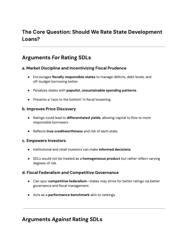 SDL Rating Problem | PDF