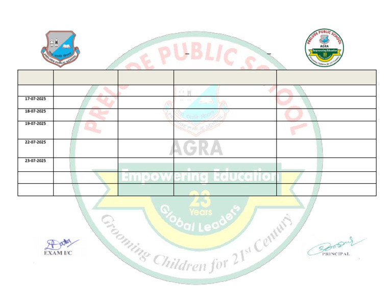 Grade IX Unit Test Date Sheet 2025-26 | PDF | Science