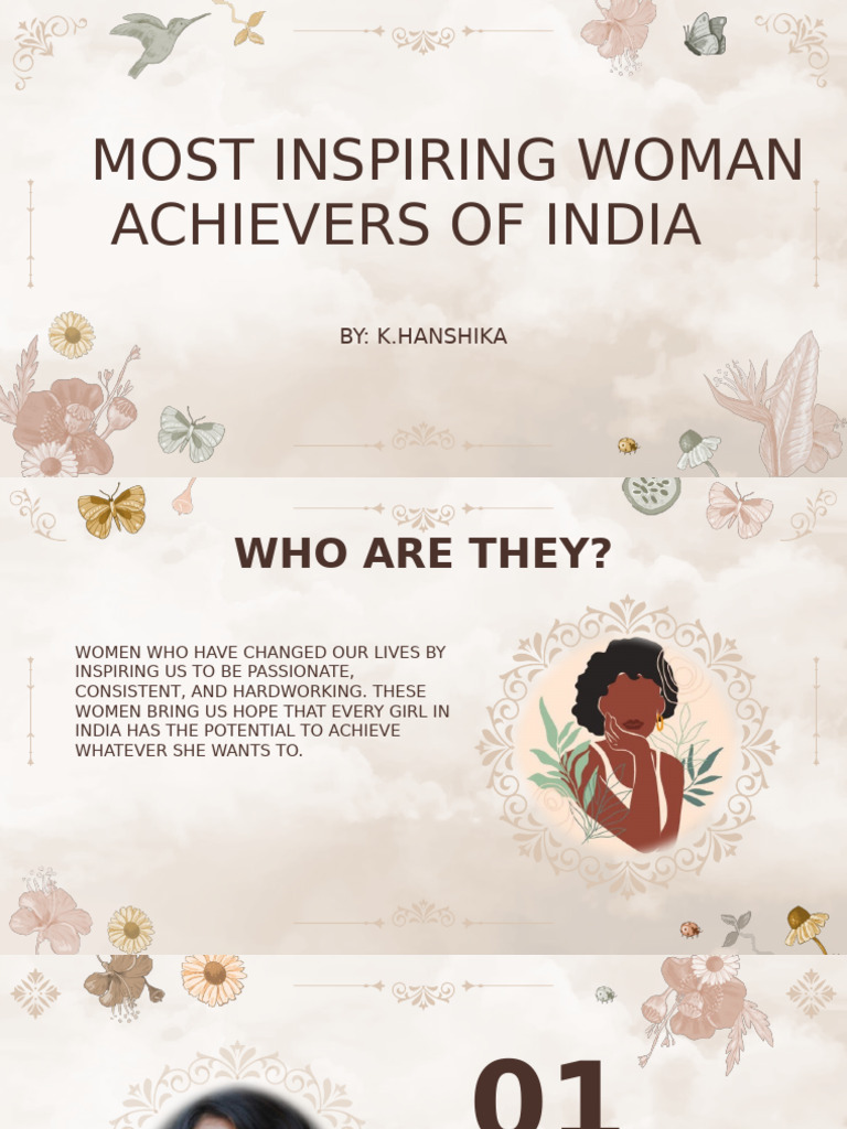 Inspiring Women Achievers of India | PDF