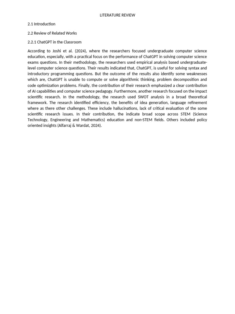ChatGPT's Role in Computer Science Education | PDF