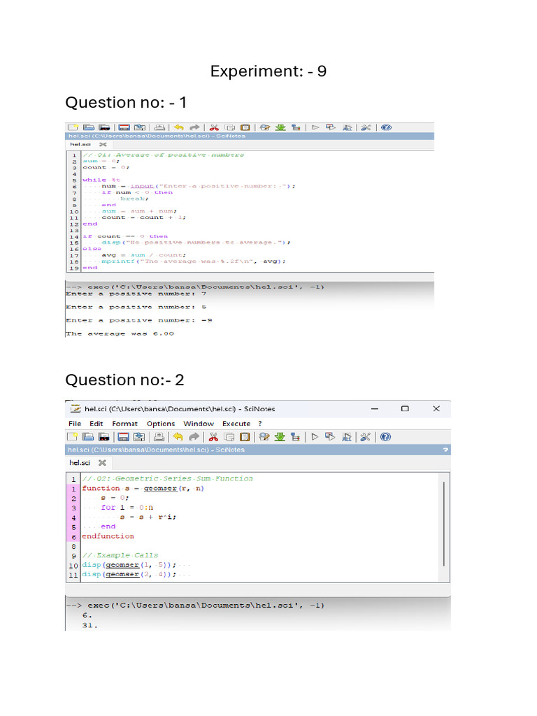 Matlab 9 | PDF
