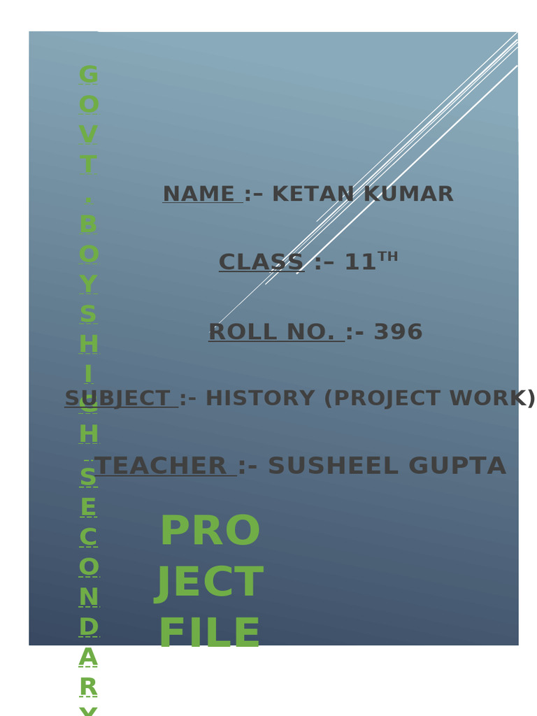 Jatin Bhardwaj Raus IAS Project | PDF