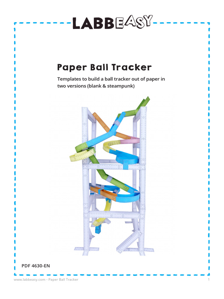 Paper Ball Tracker Templates | PDF