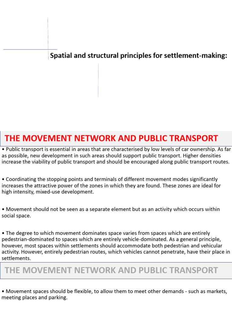Urban Movement and Public Transport Systems | PDF | Transport | Public ...
