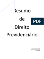 Resumo Direito Previdenciário