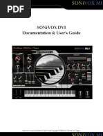 Sonivox Dvi User Guide