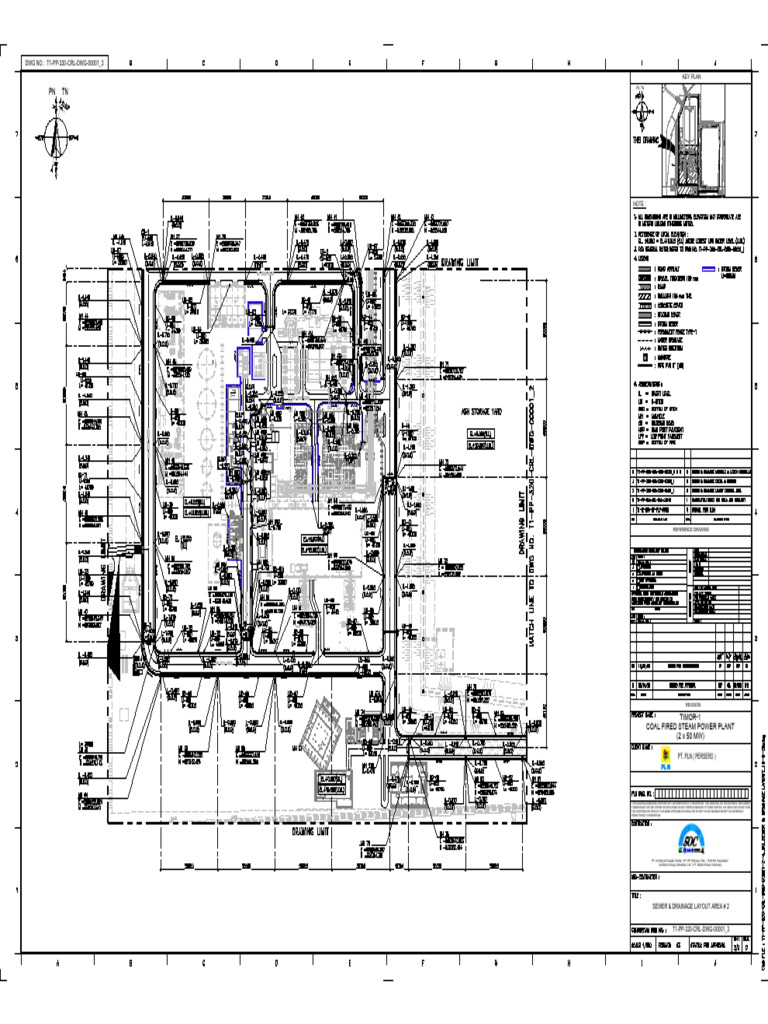 T1-PP-320-CVL-DWG-00001-2-4 - R0 - Sewer & Drainage Layout - 13-5-25-01 ...
