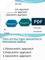 Recruitment Selection Staffing in The International Context