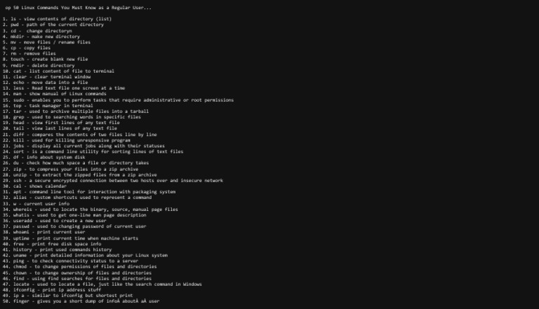Commands | PDF