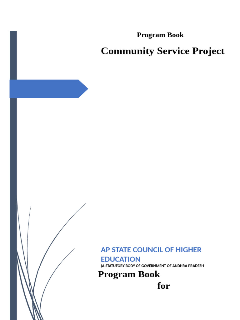 Community Service Project Guidelines | PDF | Hygiene | Sanitation