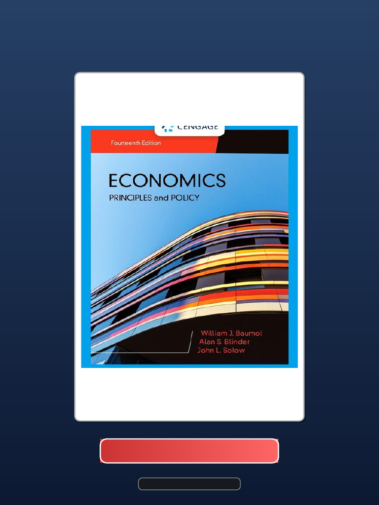 ビジネス・経済 ECONOMICS principles and policy Economics: Principles & Policy by: William J. Baumol