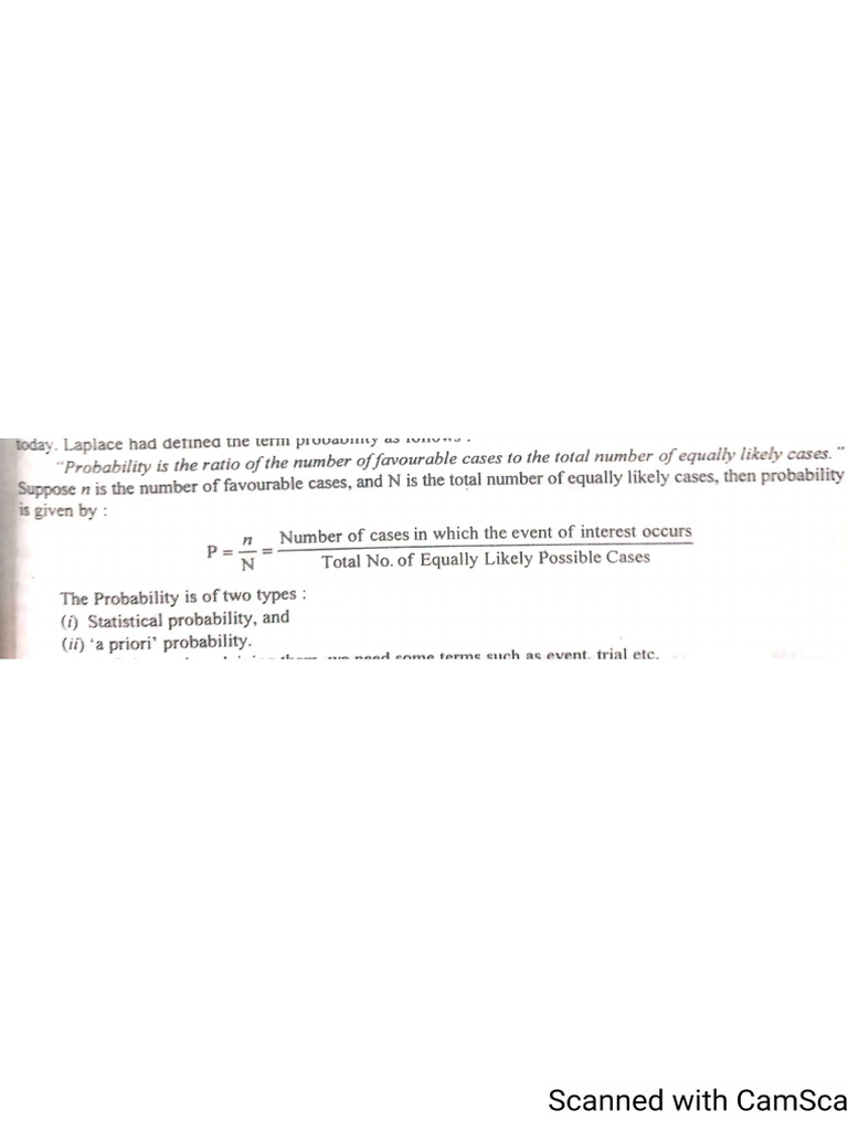 Statistical Notes | PDF