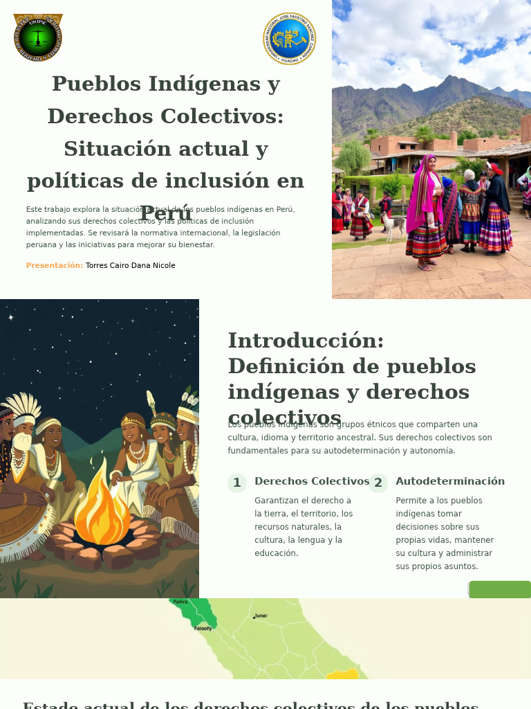 Derechos Colectivos de Pueblos Indígenas en Perú | PDF | Gente indígena