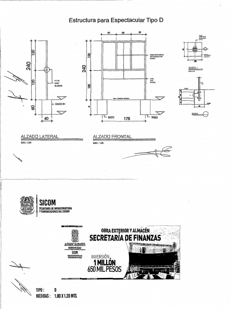 Letrero Tipo D | PDF