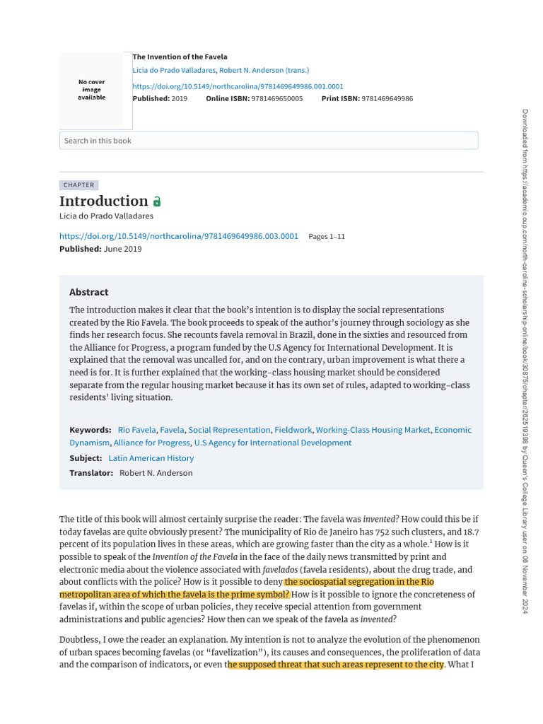Social Representations of Favela Girls | PDF | Rio De Janeiro | Sociology