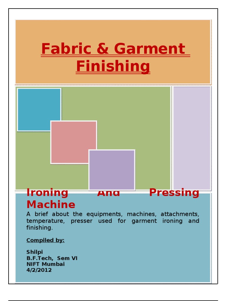 Ironing and Pressing Equipment Textiles Clothing
