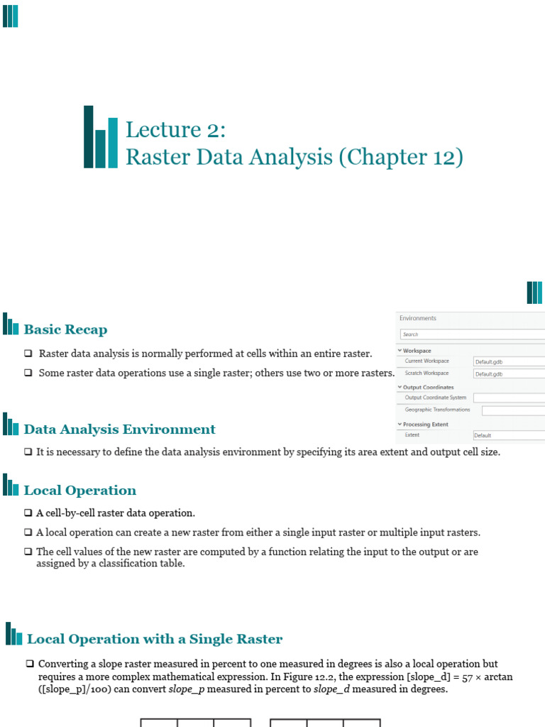 Raster Data Analysis Techniques | PDF | Moving Average | Area