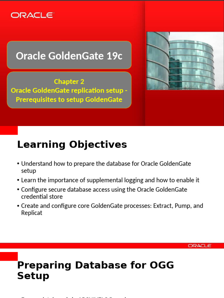 Oracle GoldenGate 19c Setup Guide | PDF