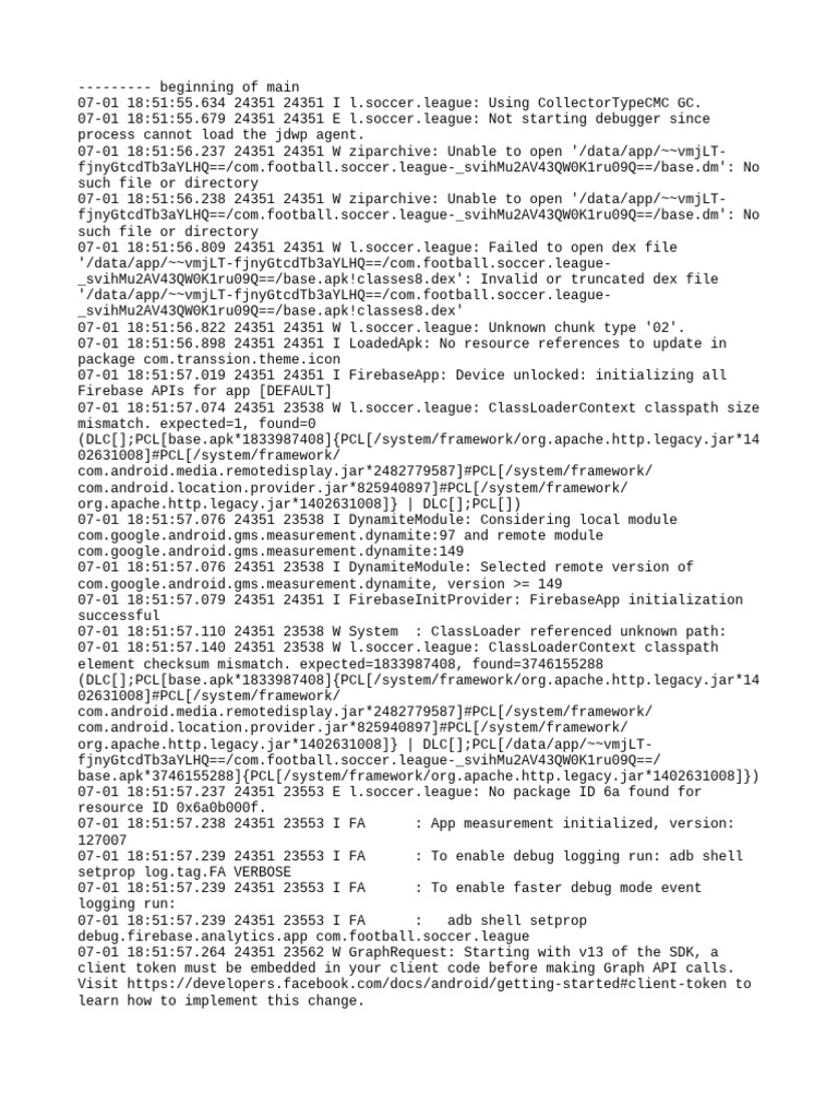 Soccer League App Initialization Errors | PDF | Java (Programming ...