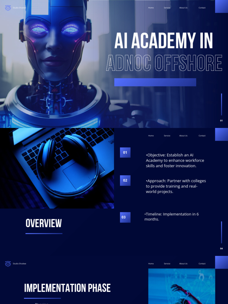 Blue Futuristic Artificial Intelligence Presentation | PDF | Artificial ...