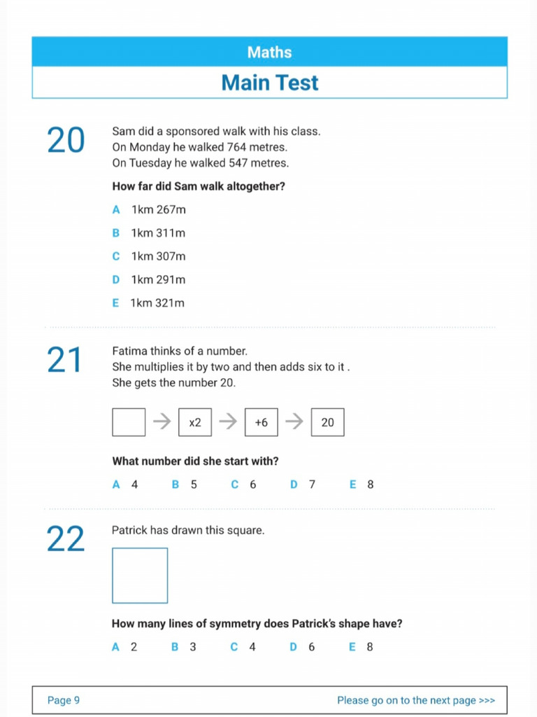 Seag A Math | PDF