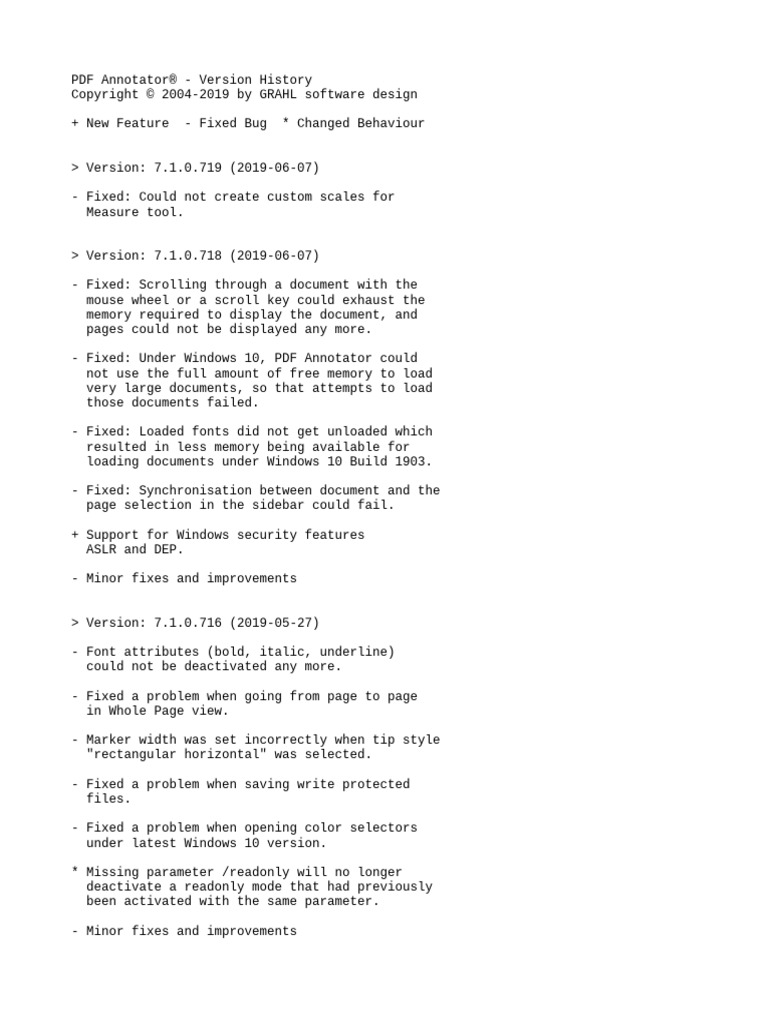 PDF Annotator Version History Summary | PDF | System Software | Computing